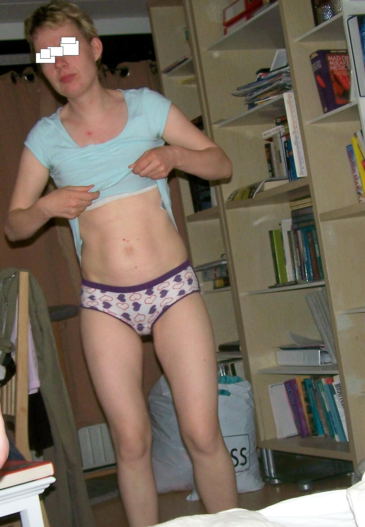 undressing not nice panties photo