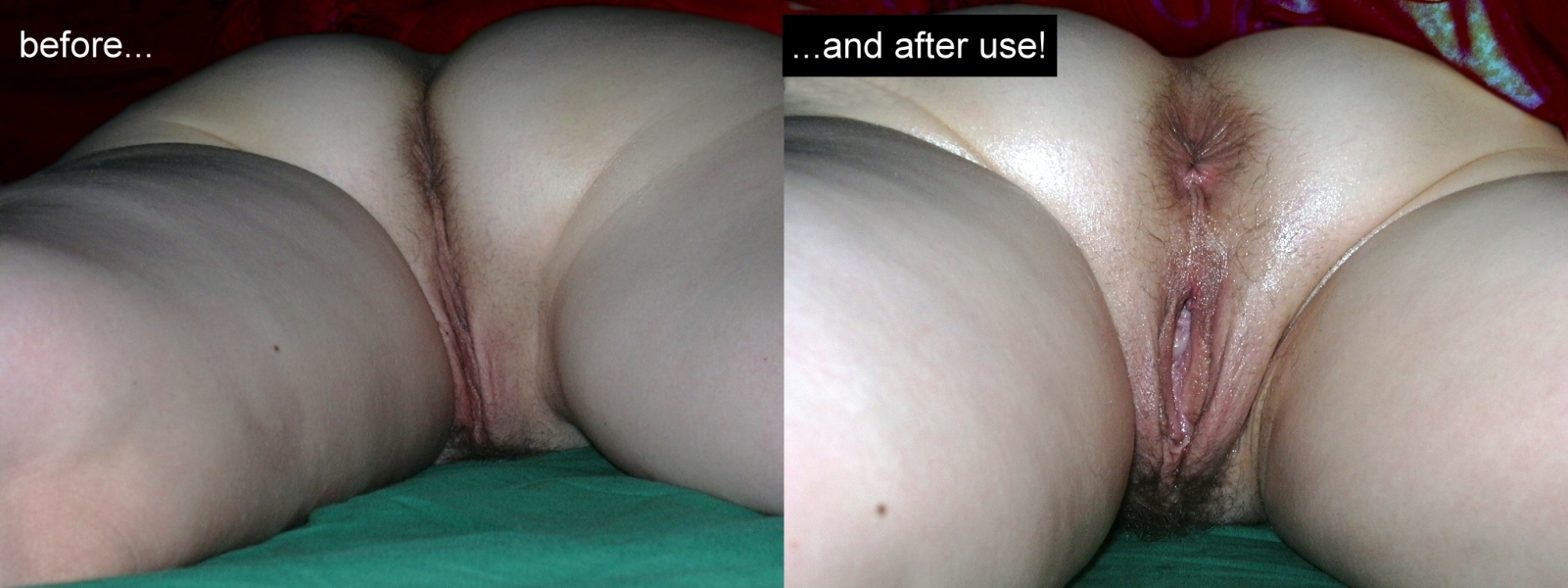 Before and after the use... image picture