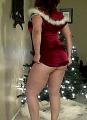 Exibicionismo - Sneek peek of Sophia Naughty Santa outfit