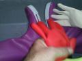 Fetisch - rubberboots and rubbergloves