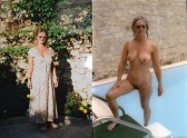 Yvonne dressed and undressed