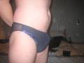 trying the wifes knickers