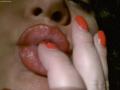 orange lips