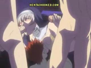 Hentai - Pretty babe was rammed by hard rampaging cock