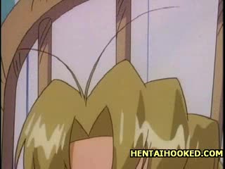 Dessin anim - Busty hentai hottie gets her huge tits licked