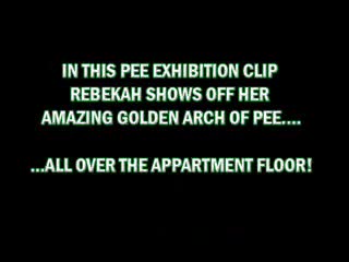  - Pee Exhibition on the sofa