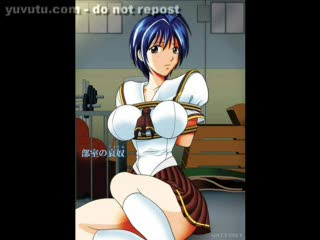  - Anime Girl Huge Breasts Tied Comic