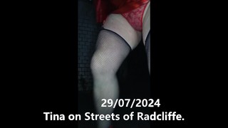 Transvestit - TINA ON THE STREETS OF RADCLIFFE -1