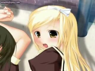 Dessin anim - Anime babes enjoying dildos and get fisted