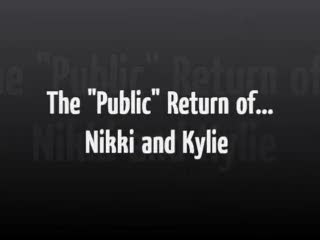 Exhibicionismo - Nikki and Kylie Encore Return In Public... Toget...