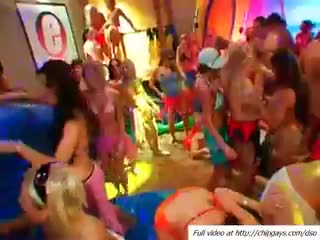 Gangbang - Drunk sweethearts fucking with dudes at a party