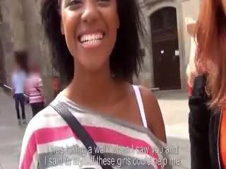 Exhibicionismo - Huge boobs ethnic chicks pulled from public and ...