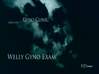Examination/Posing - Blond girl gyno exam