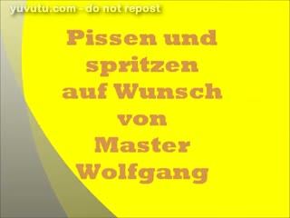  - For master wolfgang