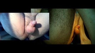 Male Masturbation - video split