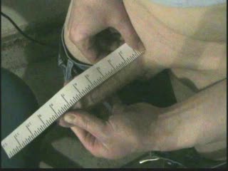 Masturb. maschile - Cock measuring