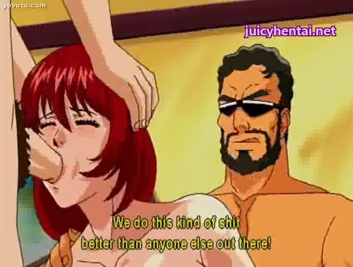  - Redhead anime sucking a cock