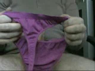 Masturb. maschile - PantyJerkoff Two Thongs