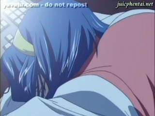  - Anime babe rubbing a cock with her huge breasts