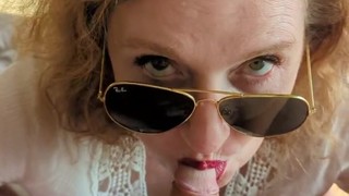 Facial - Real Wife Blowjob and Facial