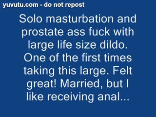 Anal - Solo prostate masturbation