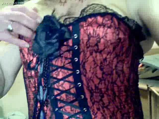  - Red Satin and Black Lace Pt 3 [Old Geezer cums]