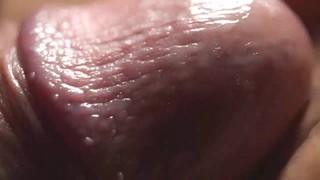 Triangolo - Extreme closeup cock pussy creampie