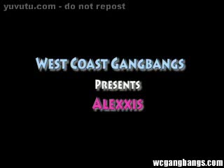 Gangbang - Alexis Enjoying Multiple Guys Gangbang
