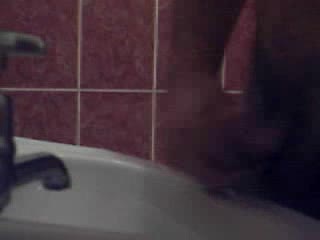  - wanking in sink