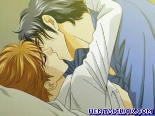  - Anime gay kissed an bareback fucked
