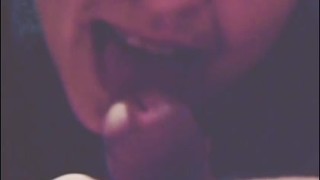 Schwanzblasen - Mit der Zunge
