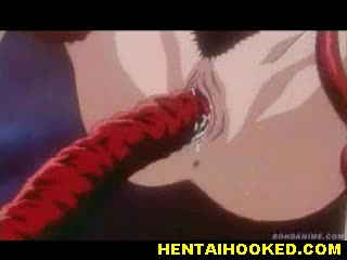  - Anime babe gets drilled by a monster