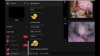 Male Masturbation - Long Cock Cumtribute for Linda