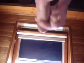 Masturb. maschile - Dick, view from below and sperm full screen