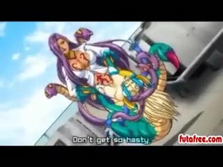  - Hentai woman with monster body tentacles a virgi...