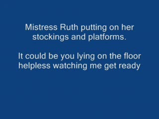 Travestido - Slaves Eyeview of Mistress Ruth