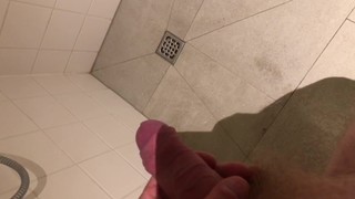 Female Masturbation - Peeing in the shower