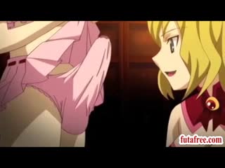 Hentai - Hentai cutie fucking with a hentai dickgirl