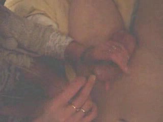 Masturb. con mano - girl play with my cock with a cut