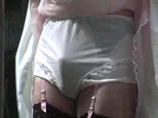 Stockings - White panties