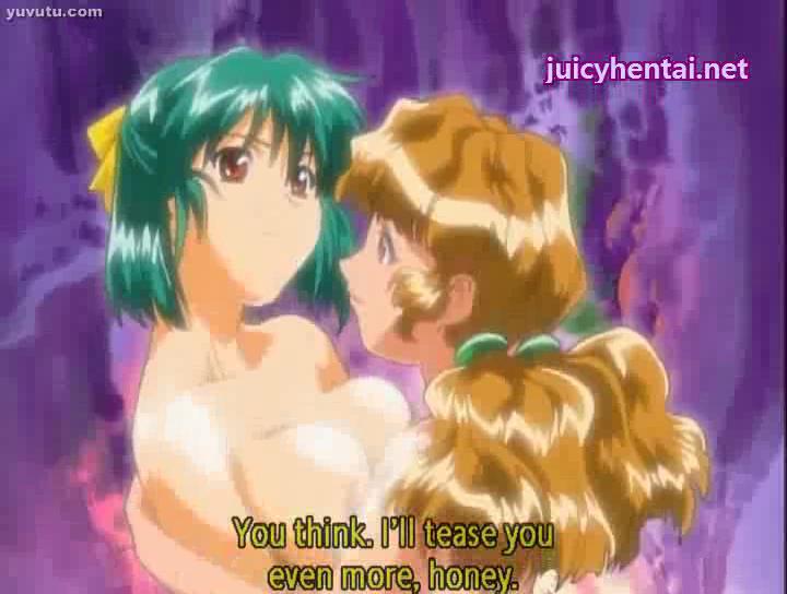  - Three horny anime lesbians licking
