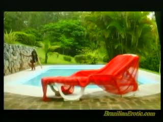 Schwanzblasen - Brazilian erotic babe blowjob