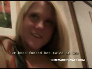  - Leaked homemade tape secretary with the boss