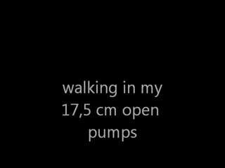 Fetish - Walking in 17cm Pumps