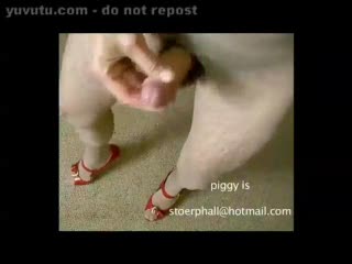 Male Masturbation - piggy tail dancing...