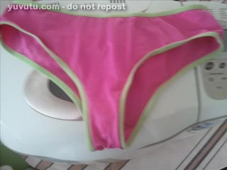 Fetish - her pink panties