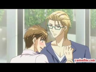 Hentai - Unforgettable hentai gay kissing