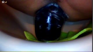 Creampie - eggplant ass