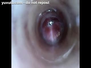  - look inside my cock endoscope with test tube int...