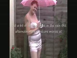Mature - Fun in the rain